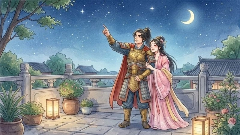 Minh nguyệt chiếu cửu châu ánh trăng chứng giám cho lời hẹn ước