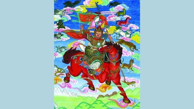 Sử thi vua Gesar khắc họa cuộc chiến chống thế lực bóng tối