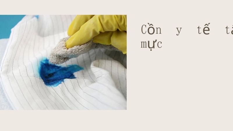 Cồn y tế 90 độ tẩy sạch vết mực cứng đầu